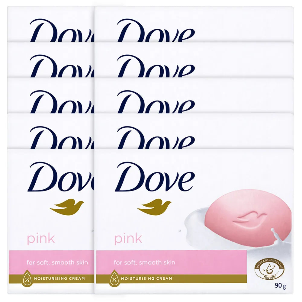 Dove White Beauty Bar Large Capacity Soap Sevus Soap 10Pcs