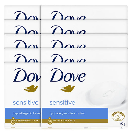 Dove White Beauty Bar Large Capacity Soap Sevus Soap 10Pcs